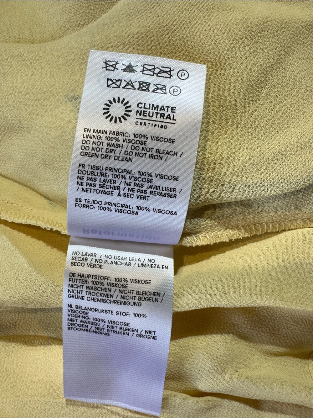 🌼 Reformation “Anelis” Floral Dress – NWT – Yellow / Blue Print - Picture 13 of 13